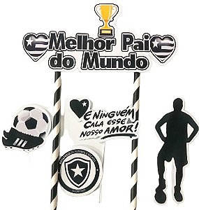 Decoração de Bolo para iniciantes do bota fogo 