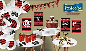 Kit Festa Completa Futebol Flamengo Decoração Aniversário - Carrefour