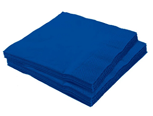 Guardanapo de papel Azul Royal 24x24 cm c/ 20 unidades