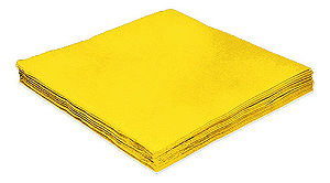 Guardanapo Amarelo 32x32cm c/ 20 unidades