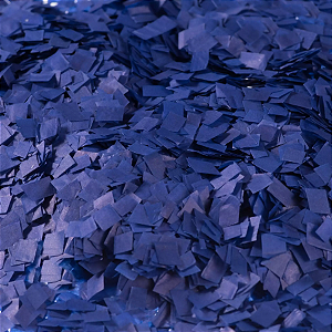 Confete decorativo azul para balões picadinho - 15 gramas