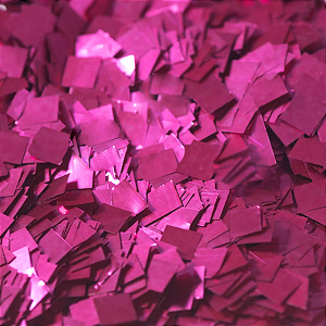 Confete decorativo rosa pink para balões picadinho - 15 gramas