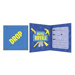 Convite - Battle Royale c/ 8 unidades