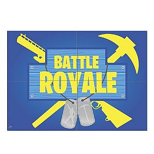 Painel 4 Lâminas - Battle Royale c/ 1 unidade