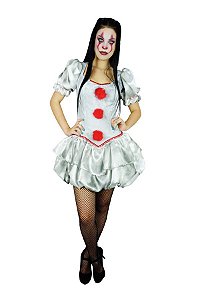 Fantasia Jason Adulto Feminina Halloween Vestido