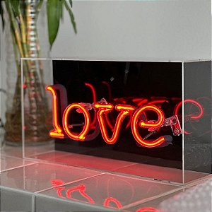 Luminária Amor em Línguas (Love)