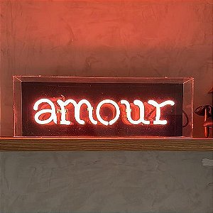 Luminária Amor em Línguas (Amour)