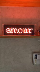 Luminária Amor em Línguas (Amour)