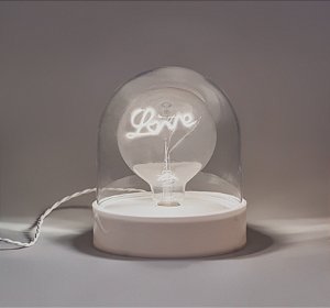 Luminária Redoma Love