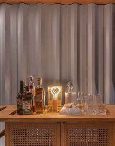 Luminária Coração Neon Gold