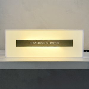 Luminária Caixinha Inspiração DESAFIE