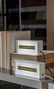 Luminária Caixinha Inspiração DESAFIE