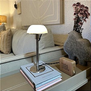 Luminária Cogumelo Prata