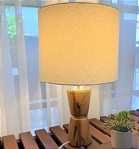 Luminária Abajour Fun Freijó