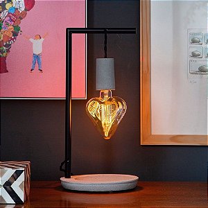 Luminária Amor Concreto