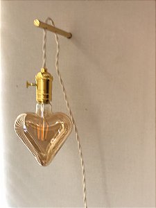 Arandela Meu Coração Gold