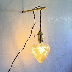 Arandela Meu Coração Gold