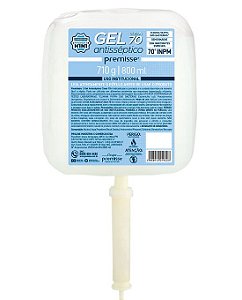 Álcool gel 70% c/umectantes especiais bag 800 ml - Premisse