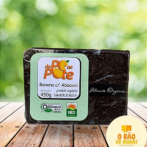 Bananada com Abacaxi Orgânica - 450g - Do pé ao Pote