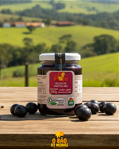 Geleia de Jabuticaba Orgânica - Do pé ao Pote - 240g