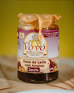 Doce de Leite com Ameixa Zero Açúcar - 400g