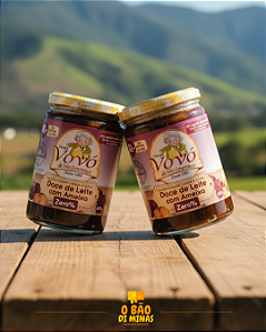 Doce de Leite com Ameixa Zero Açúcar - 2 Potes 400g
