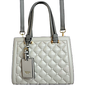 Bolsa Estruturada Média Transversal Veryrio CL2414 - Bordeaux Cinza