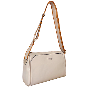 Bolsa Média Alça Tecido Confortável Veryrio VR3523 - Drancy Cinza