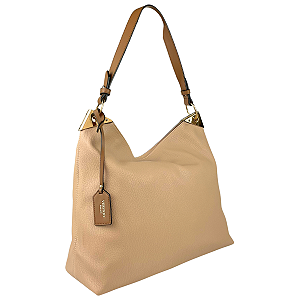 Bolsa Saco Grande Espaçosa Lançamento Nova Coleção Veryrio - Nantes Bege