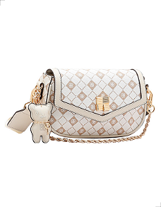 Bolsa Feminina Chenson Monograma Elemento Gráfico 3485390 - Off White Branca