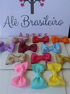 LAÇO GRAVATINHA CORES DIVERSAS (par)