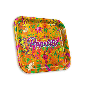 Bandeja de Metal Papelito Grande - Fauna e Flora