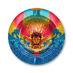 Cinzeiro de Metal Redondo Papelito - 4 Elementos