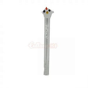 Piteira de Vidro Hippie Bong Chicken - 6mm