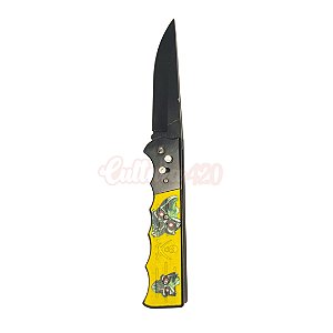 Canivete Automático Caveira 24cm