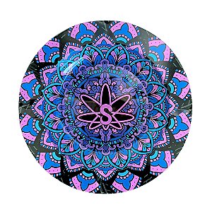 Cinzeiro de Metal Redondo Sadhu - Pink Mandala