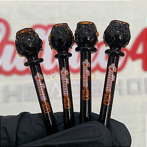 Piteira de Vidro Cultura 420 - Pote de Mel Black