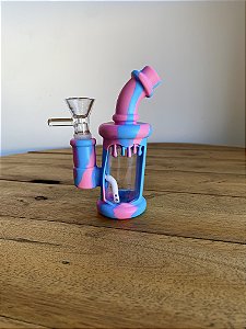 Bong de Silicone c/ Vidro