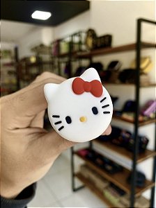 Pipe de Silicone c/ Vidro - Hello Kitty