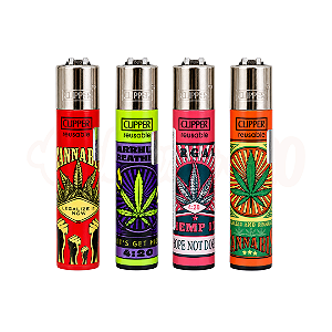 Isqueiro Clipper Grande - Leaves Justice