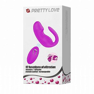 VIBRADOR DE CASAL - TIFFANY - 12 VIBRAÇÕES - RECARREGÁVEL