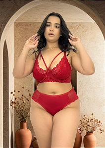 CONJUNTO SEXY JAQUE PLUS SIZE