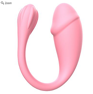 VIBRADOR CASAL COM CONTROLE PELO CELULAR (APLICATIVO/APP) - RECARREGÁVEL