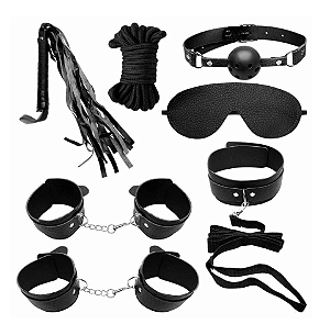 KIT SADO BONDAGE - COR: ROSA