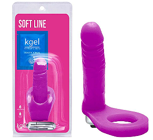 ANEL COMPANHEIRO COM VIBRADOR - 10 VIBRAÇÕES 12X3Cm