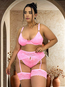 CONJUNTO PLUS SIZE - CLÉO RENDA
