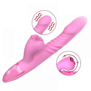 VIBRADOR RABBIT DIANA - RECARREGÁVEL