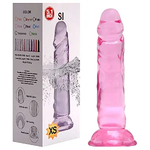 PRÓTESE SILICONE COM VENTOSA 13,0 x 2,5cm