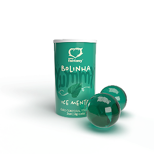 BOLINHA YUMMY ICE MENTA - 3 UNID - COMESTÍVEL