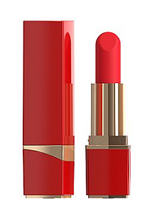 BATOM VERMELHO - VIBRADOR - RECARREGÁVEL